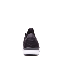 Supra Mens FLOW RUN EVO Low Top Shoes Black/Dk Grey/white | US-13326